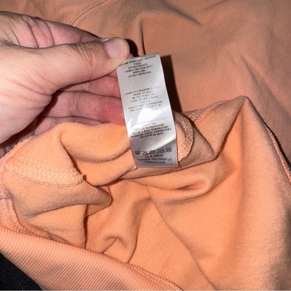 THAKOON PEACH CREWNECK SWEATSHIRT SIZE MEDIUM NWT - Picture 11 of 12